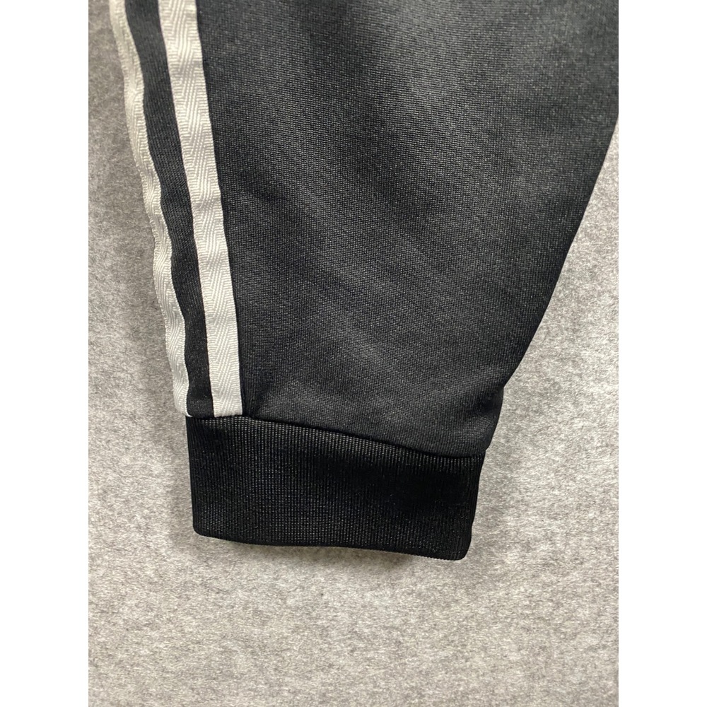 Adidas Originals Mens Black White 3 Stripe Trefoil Track Pants Joggers Small - Picture 2 of 6